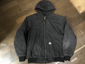 ダック パーカー アクティブジャケット Carhartt カーハート ブラック USA ワーク KEY ヴィンテージ 当時 サイクルゾンビーズ チョッパー