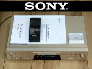 ★04 完動美品 SONY MDS-JE780 MDLP対応 TYPE-S(R含)搭載 ソニーMD用リモコン/取説/新品MD付 ★