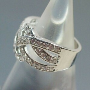 豪華 迫力 ダイヤモンド リング 指輪 PT900R21 4411の画像4