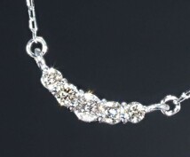 【格安】 H&C ダイヤモンド ネックレス ブリリアント 0.10ct PT850 プラチナ製品 国内生産 限定　2211_画像1