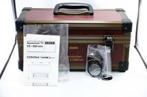 【E06C】【売り切り】CONTAX コンタックス Carl Zeiss Aposonnar T* 200mm F2 純正 専用ハードケース 差し込み式フィルター付き_画像1