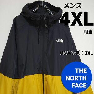 ノースフェイス　メンズジャケット　4XL相当　イエロー　ブラック　新品 THE NORTH FACE