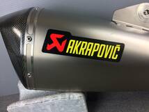 管理番号03319　AKRAPOVIC　アクラポビッチ　スリップオン　マフラー　R1200R　R1200RS　15-20　チタン　カーボンエンド_画像2