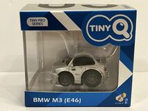 超希少!! TINY Q BMW M3 E46 チタニウムシルバー シルキー6 メタルシャーシ ステアリング可動 アルピナ ドイツ車 チョロQ ZERO_画像2