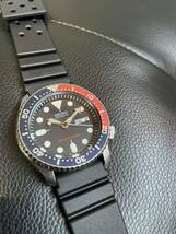 SEIKO セイコー ダイバー 腕時計 ネイビーボーイ SKX007 ペプシ 7S26-0020 精度良好 動作品 ベルト新品 自動巻_画像1