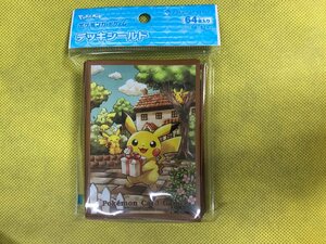 ポケモンカード　デッキシールド　スリーブ　ピカチュウの贈り物　未使用品　未開封品　ポケカ　C001-100069-2