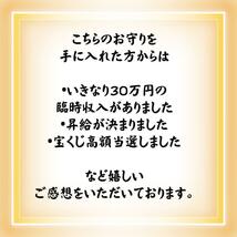 【12時間限定価格】金運最強御守り 臨時収入宝くじ高額当選強力効果あり_画像6