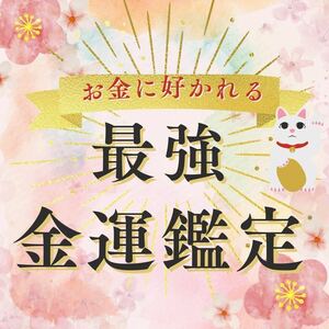 【まもなく値上げ早い者勝ち】金運アップ鑑定潜在意識書き換えブロック解除霊視宝くじ高額当選鑑定書郵送