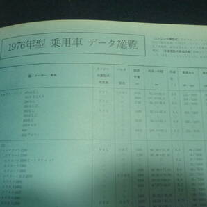 古雑誌！別冊CAR.GRAPHIC,1976年の乗用車.外国車編。の画像9