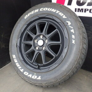 ホ夏【1063】FK7503264◆Weds MUD VANCE06◆16x6J 5穴 PCD100 +40◆2022年 TOYO A/T 195/65R16◆4本の画像3