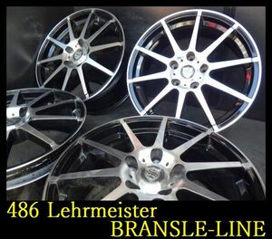 【486】FK3103014◆Lehrmeister BRANSLE-LINE ◆17x7J 5穴 PCD114.3 +53 4本 ノア ヴォクシー ステップワゴン など