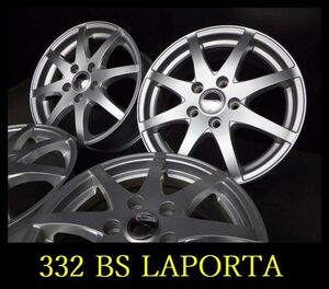 【332】T0101104 ▲BS LAPORTA▲16x6.5J 5穴 PCD114.3 +54 4本 ヴェゼル ノア ヴォクシー など