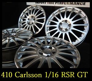 【410】FK52102064▲Carlsson 1/16 RSR GT▲18x7.5J 5穴 PCD112 +50 4本 ベンツ　アウディ など