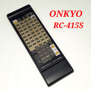 ONKYO pattern number RC-415S audio remote control infra-red rays luminescence has confirmed 