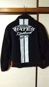 BATES ベイツ　コットンシングルライダース　ジャケット　Lサイズ