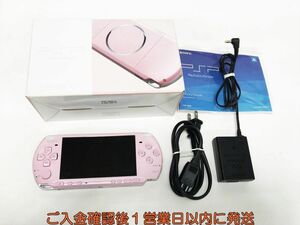 【1円】SONY playstation portable 本体/箱 セット PSP-3000 ブロッサムピンク 初期化/動作確認済 L05-488yk/F3