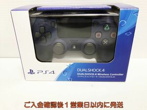 【1円】PS4 純正 ワイヤレスコントローラー (DUALSHOCK4) ミッドナイトブルー ゲーム機周辺機器 未検品 ジャンク M02-202ym/F3