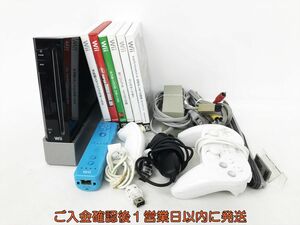 【1円】任天堂 ニンテンドーWii 本体 周辺機器 ソフト まとめ売り セット 未検品ジャンク リモコン ヌンチャク等 DC08-373jy/G4