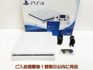 【1円】PS4 本体/箱 セット CUH-2100A ブラック 500GB ゲーム機本体 SONY 初期化/動作確認済み 外箱破れ有 J07-906ym/G4