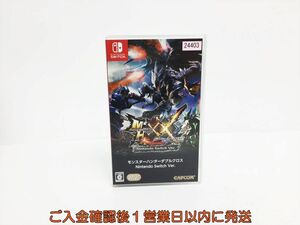 【1円】Switch モンスターハンターダブルクロス Nintendo Switch Ver. ゲームソフト 状態良好 1A0020-911sy/G1