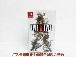 【1円】Switch LIVE A LIVE(ライブアライブ) ゲームソフト 状態良好 1A0020-888sy/G1