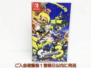 【1円】Switch スプラトゥーン3 ゲームソフト 状態良好 1A0002-731os/G1