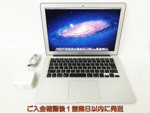 【1円】MacBook Air (13-inch, Mid 2011)OS X Lion i5 4GB SSD128GB 未検品ジャンク 充電器社外製 DC04-044jy/G4