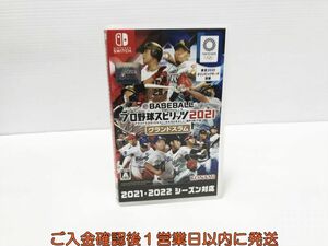 【1円】Switch eBASEBALLプロ野球スピリッツ2021 ゲームソフト 状態良好 1A0227-371sy/G1