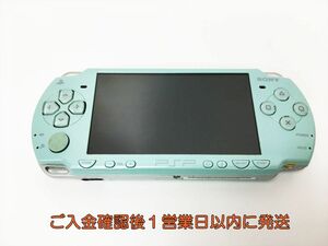 【1円】SONY PlayStation Portable PSP-2000 本体 ミントグリーン 未検品ジャンク バッテリーなし G01-213rm/F3