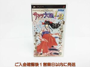 PSP サクラ大戦1&2 ゲームソフト 1A0109-664os/G1