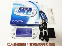 【1円】PSVITA 本体 セット ホワイト SONY PlayStation VITA PCH-1000 初期化/動作確認済み J07-002ek/F3_画像1
