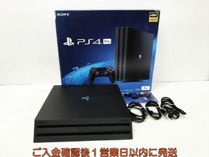 【1円】PS4 Pro 本体 セット 1TB ブラック SONY PlayStation4 CUH-7200B 初期化/動作確認済 プレステ4プロ G10-322yk/G4