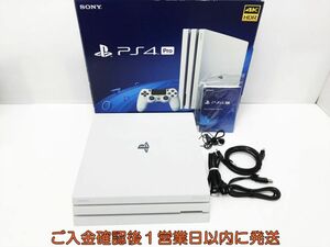 【1円】PS4 Pro 本体/箱 セット 1TB ホワイト SONY PlayStation4 CUH-7200B 初期化/動作確認済 プレステ4 M05-996tm/G4