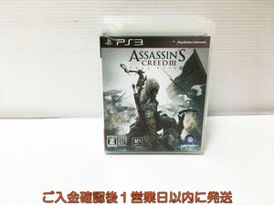 【1円】PS3 プレステ3 アサシン クリードIII ゲームソフト 1A0026-303ey/G1