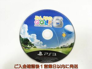 【1円】PS3 みんなのGOLF 6 ゲームソフト ケースなし 1A0426-206sy/G1