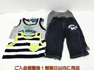 【1円】子供服 幼児服 服 キッズ ベビー服 トップス パンツ ボーダー ロゴ デニム Tシャツ まとめ売りセット F01-030yk/F3