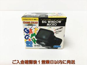 未使用 SEGA GAME GEAR micro ゲームギアミクロ専用/ビッグウィンドーミクロ セガ BIG WINDOW MICRO H01-563rm/F3