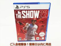 PS5 MLB The Show 22 ゲームソフト 状態良好 1A0002-782os/G1_画像1