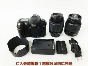 【1円】Nikon D50 デジタル一眼レフカメラ ボディ レンズ18-55 55-200mm レンズ セット 未検品ジャンク ニコン DC05-863jy/G4