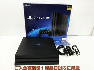 【1円】PS4 Pro 本体 セット 1TB ブラック SONY PlayStation4 CUH-7200B 初期化/動作確認済 プレステ4プロ　 M04-101yk/G4