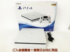 【1円】PS4 本体/箱 セット 500GB ホワイト SONY PlayStation4 CUH-2100A 動作確認済 プレステ4 DC09-794jy/G4