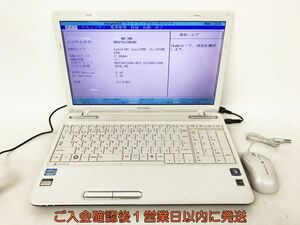 【1円】東芝 Dynabook T351/57CW 15.6型ノートPC i5-2410M 4GB Blu-ray ストレージなし 未検品ジャンク DC09-796jy/G4