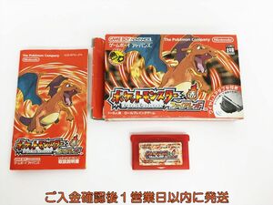 GBA ポケットモンスター ファイアレッド ゲームソフト 内箱なし 1A0216-422os/G1