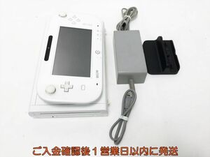 【1円】任天堂 WiiU 本体 セット 32GB ホワイト 初期化/動作確認済 ニンテンドーWii U G06-442tm/G4