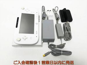 【1円】任天堂 WiiU 本体 セット 32GB ホワイト 初期化/動作確認済 ニンテンドーWii U G06-441tm/G4