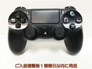 【1円】PS4 純正 ワイヤレスコントローラー (DUALSHOCK4) ブラック ゲーム機周辺機器 未検品 ジャンク M03-647ym/F3