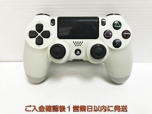 【1円】PS4 純正 ワイヤレスコントローラー (DUALSHOCK4) ホワイト ゲーム機周辺機器 未検品 ジャンク M03-657ym/F3