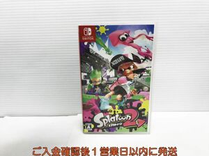 【1円】Switch Splatoon 2 (スプラトゥーン2) ゲームソフト 状態良好 1A0119-640yk/G1