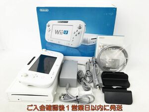 【1円】任天堂 WiiU 本体 プレミアムセット 32GB ホワイト ニンテンドーWii U 動作確認済 DC04-012jy/G4