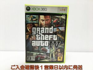 【1円】XBOX 360 グランド・セフト・オートIV【CEROレーティング「Z」】 ゲームソフト 1A0225-566yk/G1